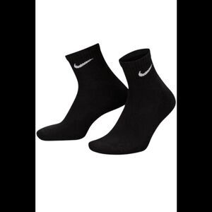 Nike Men's Everyday 2-Pack Ankle Socks Black